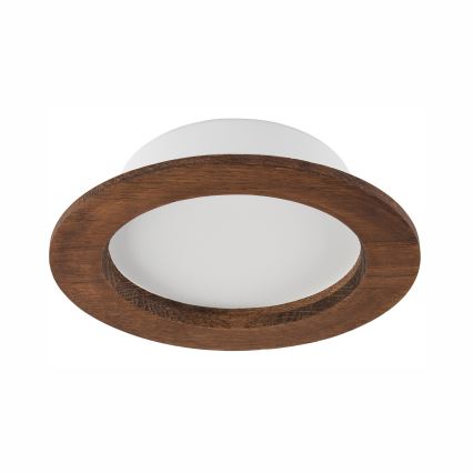 LED Einbauleuchte WOODY SPOT LED/12,5W/230V 4000K Kirschbaum Ø 16 cm