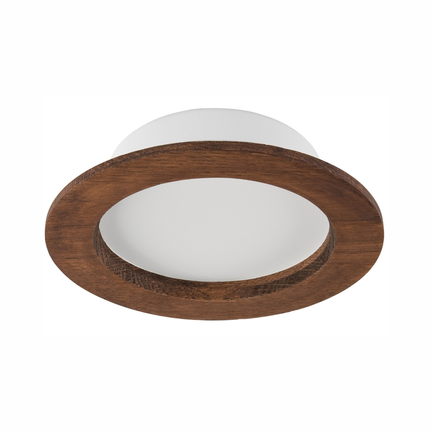 LED Einbauleuchte WOODY SPOT LED/12,5W/230V 4000K Kirschbaum Ø 16 cm