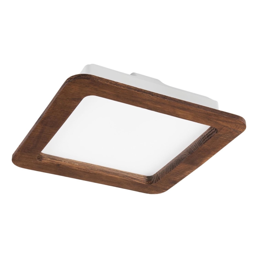 LED Einbauleuchte WOODY SPOT LED/17W/230V 3000K Kirschbaum 18,5x18,5 cm