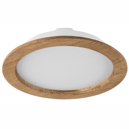 LED Einbauleuchte WOODY SPOT LED/23,5W/230V 4000K Nussbaum Ø 23,5 cm