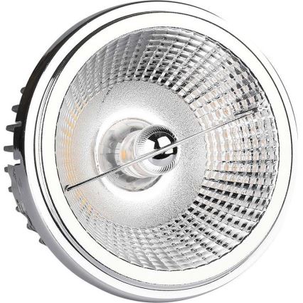 LED Einbaustrahler LED/20W/230V 6400K 40°/20° d 11 cm glänzendes Chrom
