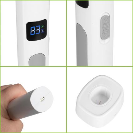LED Elektrische Insektenfalle 2in1 mit LCD-Display 1200 mAh/5V Weiß