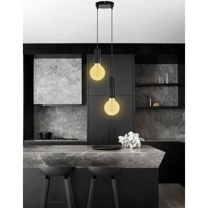 LED-Glühbirne WEISSER FILAMENT G125 E27/13W/230V 3000K