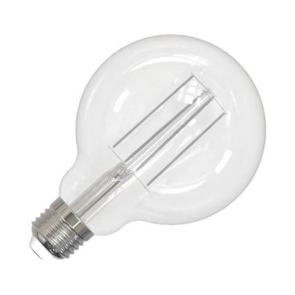 LED-Glühbirne WEISSER FILAMENT G95 E27/13W/230V 3000K