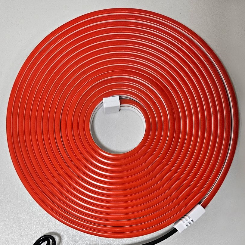 LED Flexibler Streifen NEON LED/10W/230V 5 m IP65 Rot