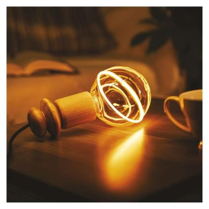 LED-Glühbirne DECO VINTAGE G130OA E27/4W/230V 1800K