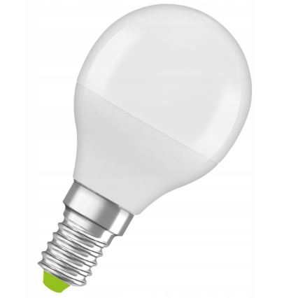 LED-Glühbirne aus recyceltem Kunststoff P45 E14/4,9W/230V 4000K - Ledvance