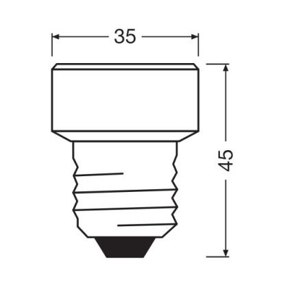 LED-Glühlampe E27/3,5W/230V 4000K - Osram