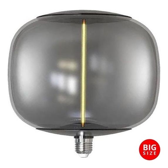 LED-Glühlampe FILAMENT SMOKE T220 E27/4W/230V 1800K