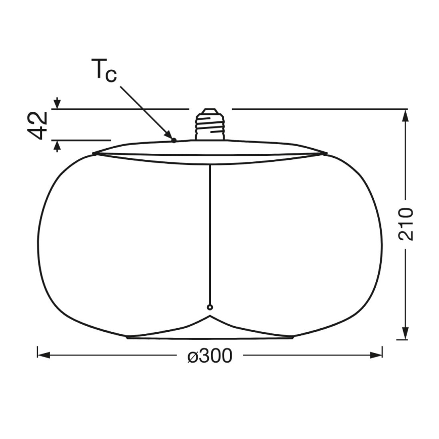 LED-Glühlampe VINTAGE FILAMENT E27/4W/230V 1800K rauchig - Osram