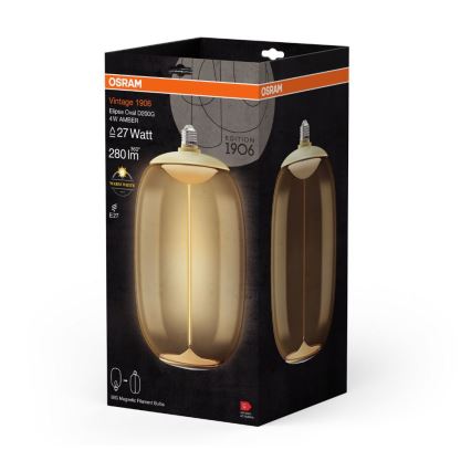 LED-Glühlampe VINTAGE FILAMENT E27/4W/230V 2700K - Osram
