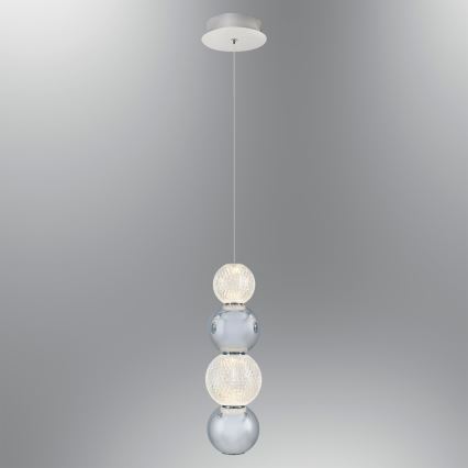 LED Hängelampe CREMONA LED/7W/230V 3000K matt chrom