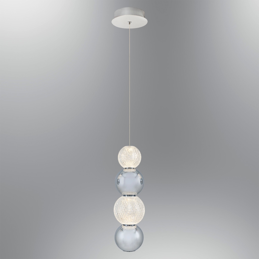 LED Hängelampe CREMONA LED/7W/230V 3000K matt chrom