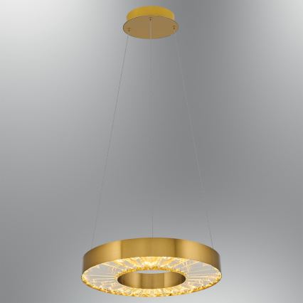 LED-Hängeleuchte an Kabel JESI, LED/35W/230V, 3000K, Ø 40 cm, Bronze
