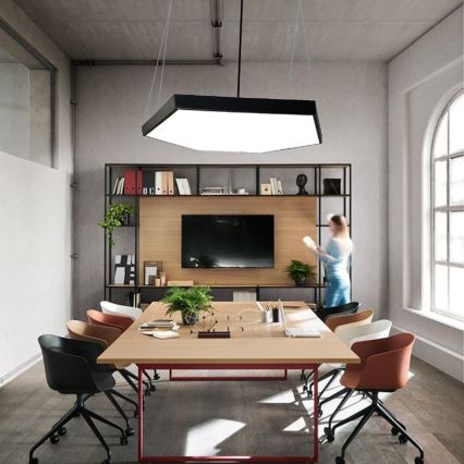 LED-Hängeleuchte an Schnur LED/100W/230V 4000K d 100 cm