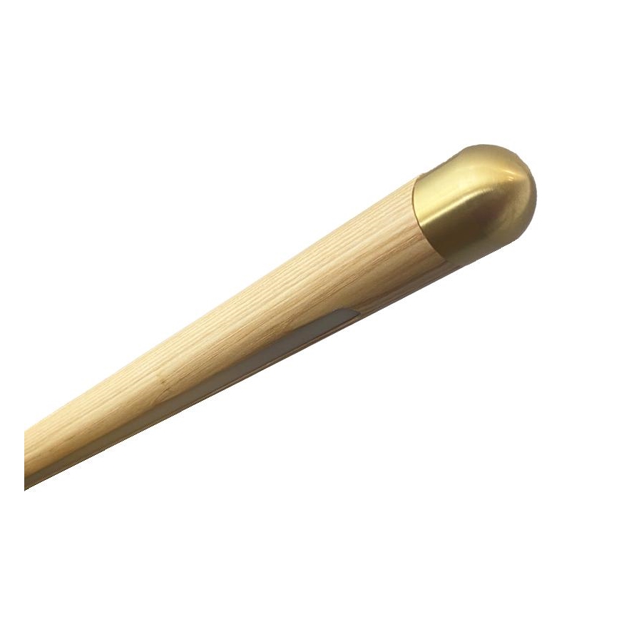 LED-Hängeleuchte an Schnur LED/22W/230V 4000K 120 cm Esche/Massivholz