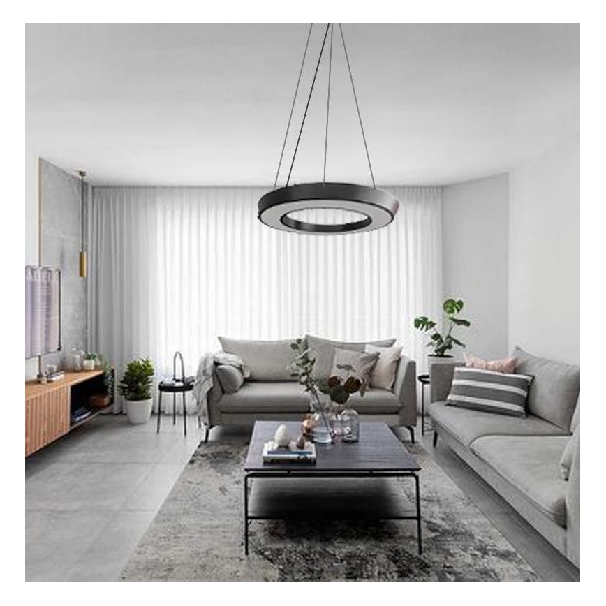 LED-Hängeleuchte an Schnur LED/30W/230V 4000K d 60 cm