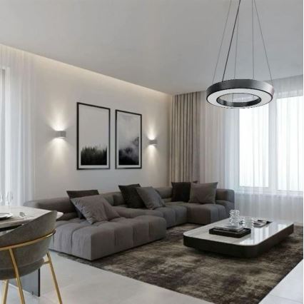 LED-Hängeleuchte an Schnur LED/40W/230V 4000K d 80 cm