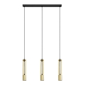 LED Hängeleuchte BARS 3xGU10/4,8W/230V gold