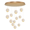 LED Hängeleuchte CREMONA 13xLED/5W/230V 3000K Gold
