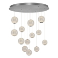 LED Hängeleuchte CREMONA 13xLED/5W/230V 3000K Matt-Chrom