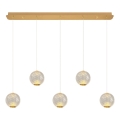 LED-Hängeleuchte CREMONA 5xLED/5W/230V 3000K Gold