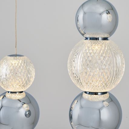 LED Hängeleuchte CREMONA LED/27W/230V 3000K Mattchrom