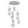 LED Hängeleuchte CREMONA LED/34W/230V 3000K mattchrom