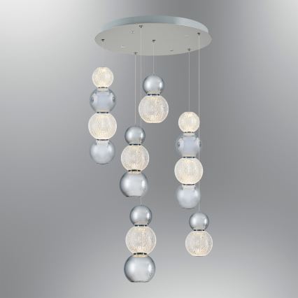 LED Hängeleuchte CREMONA LED/34W/230V 3000K mattchrom