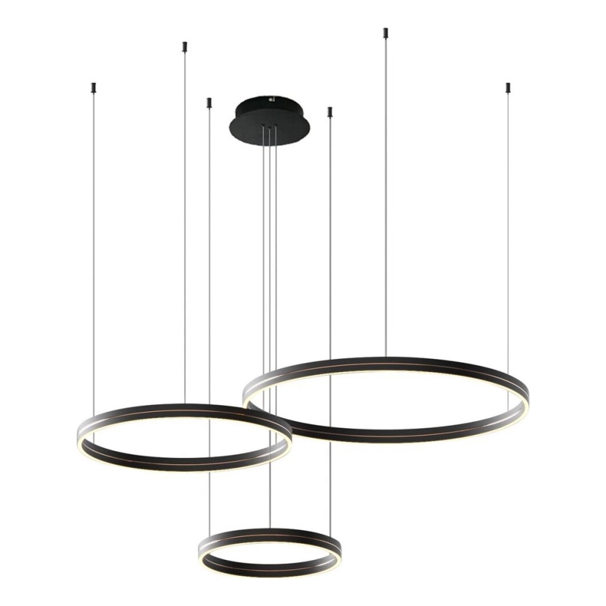 LED-Hängeleuchte GRAVITY LED/108W/230V schwarz