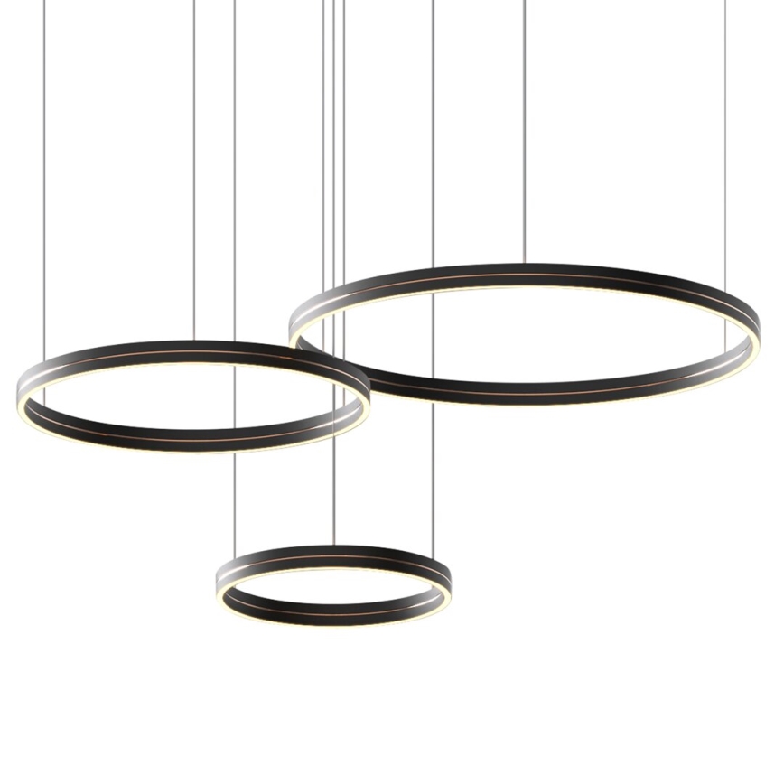 LED-Hängeleuchte GRAVITY LED/108W/230V schwarz