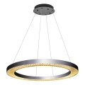 LED Hängeleuchte JESI LED/90W/230V 3000K Ø 100 cm Silber