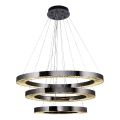 LED Hängeleuchte JESI LED/99W/230V 3000K Ø 100 cm Silber