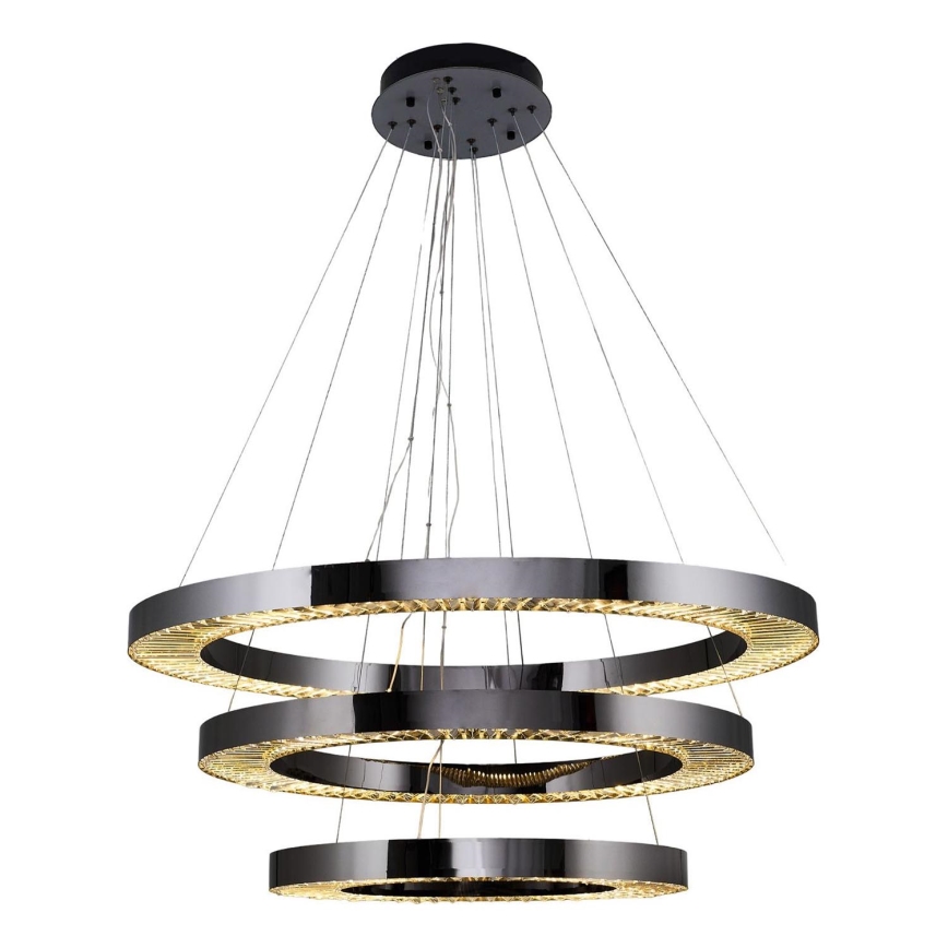 LED Hängeleuchte JESI LED/99W/230V 3000K Ø 100 cm Silber