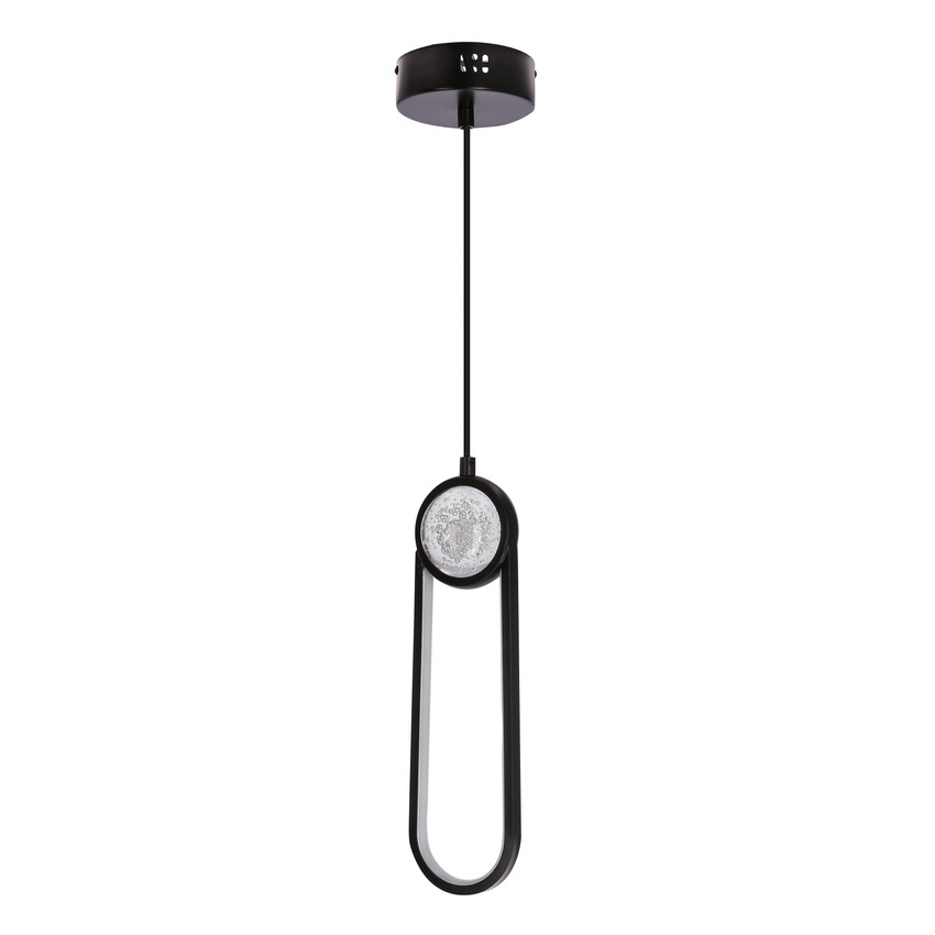 LED-Hängeleuchte LACRIMA LED/15W/230V 3000K schwarz