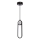 LED-Hängeleuchte LACRIMA LED/15W/230V 3000K schwarz