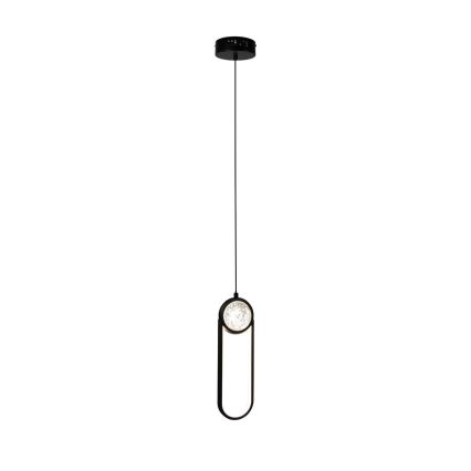 LED-Hängeleuchte LACRIMA LED/15W/230V 3000K schwarz