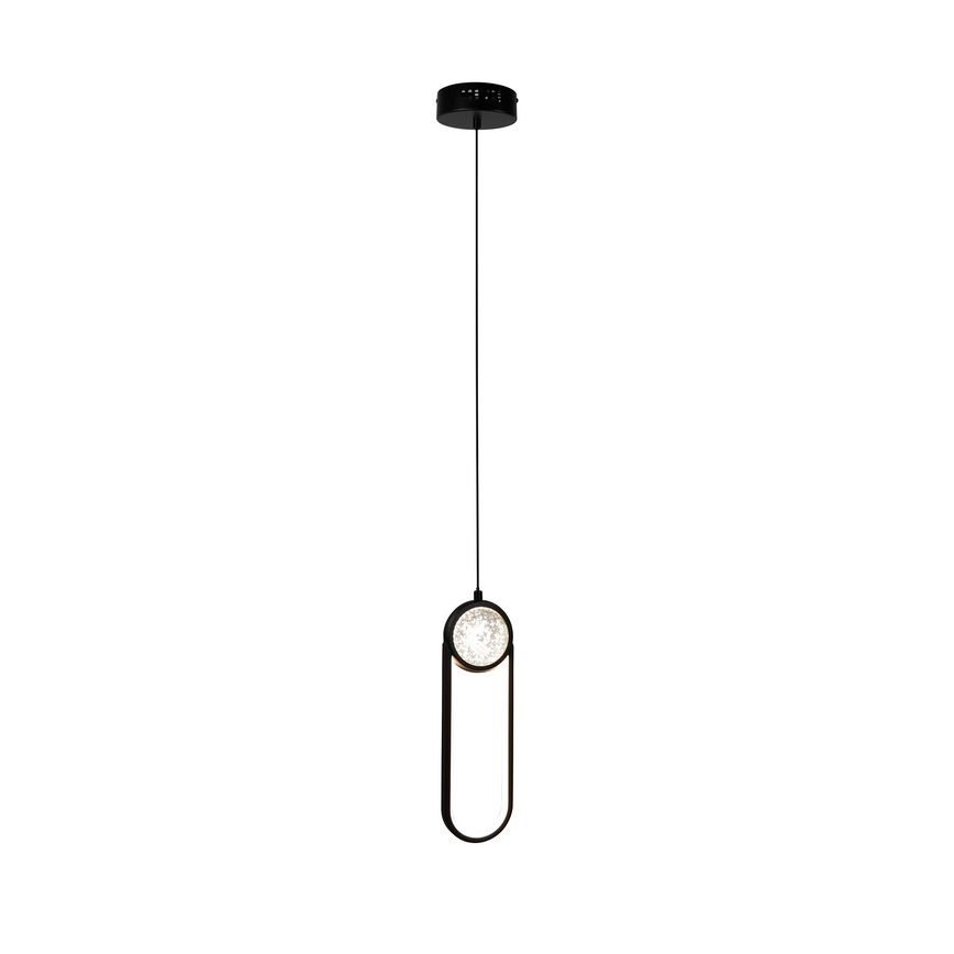 LED-Hängeleuchte LACRIMA LED/15W/230V 3000K schwarz