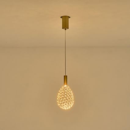 LED-Hängeleuchte LED/6,3W/230V 3000K golden d 14 cm