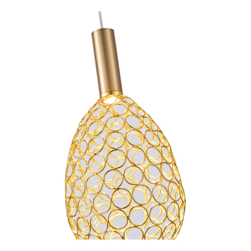 LED-Hängeleuchte LED/6,3W/230V 3000K golden d 14 cm