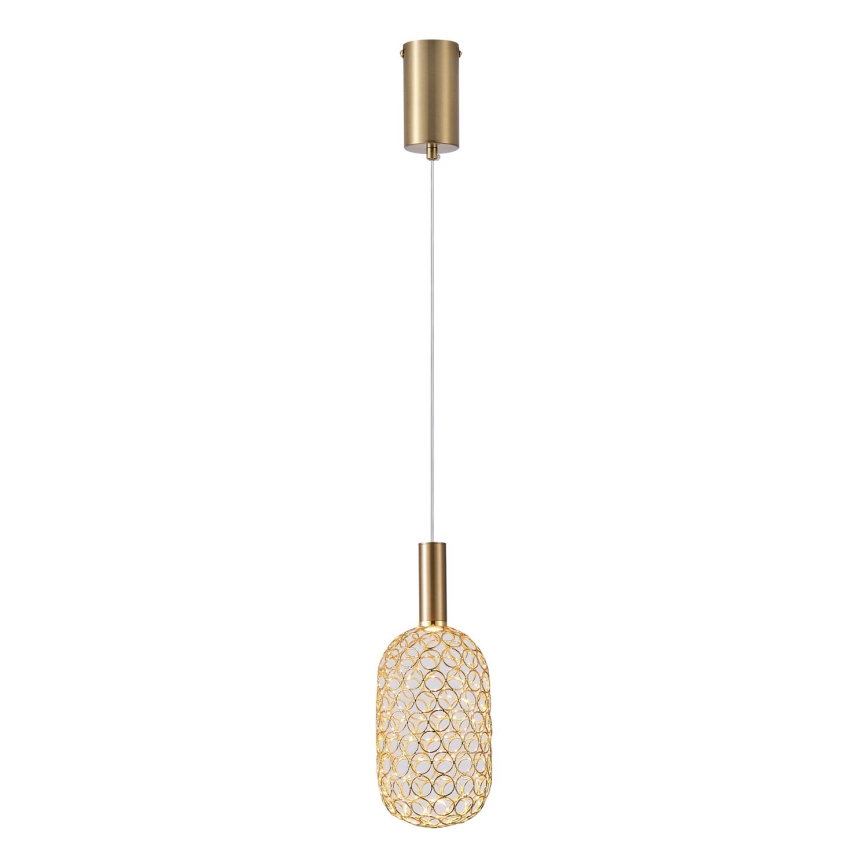 LED-Hängeleuchte PERFORATO LED/6,3W/230V 3000K golden d 13 cm