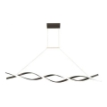 LED-Hängeleuchte TWIST LED/37W/230V 4000K 120 cm schwarz