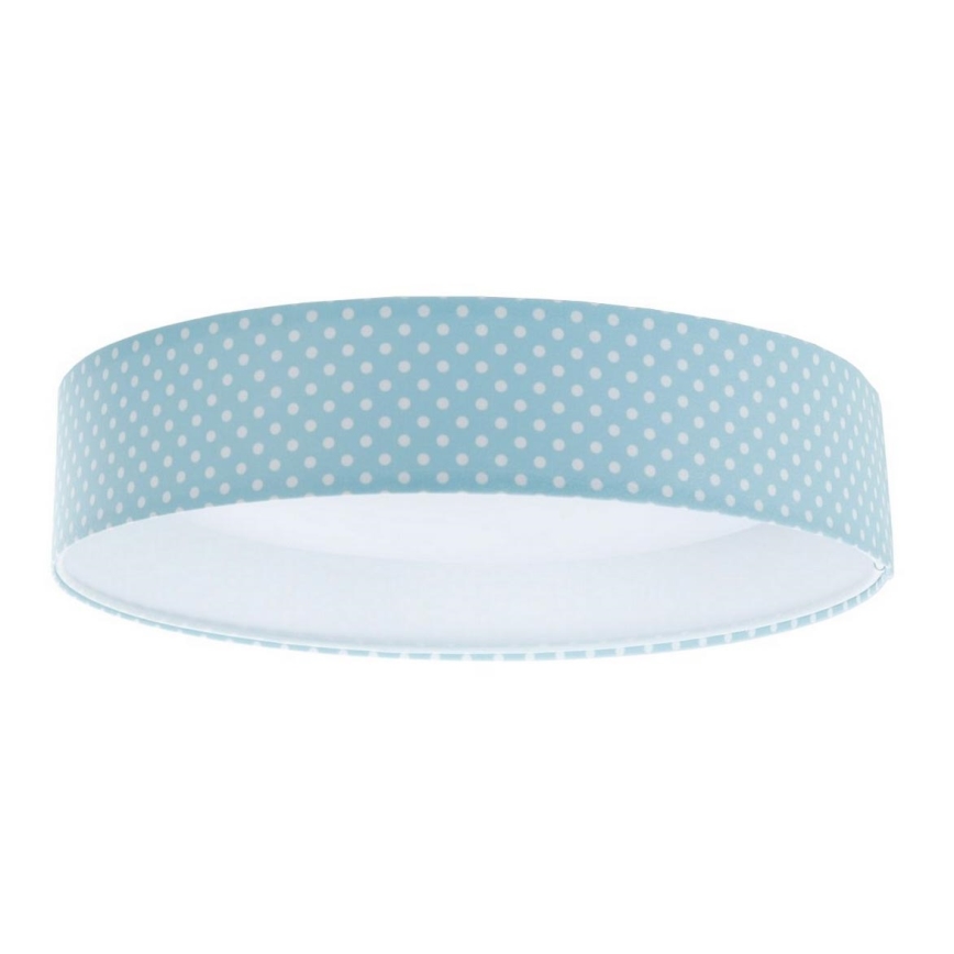 LED Kinder-Deckenleuchte GALAXY KIDS LED/24W/230V Punkte türkis/weiß
