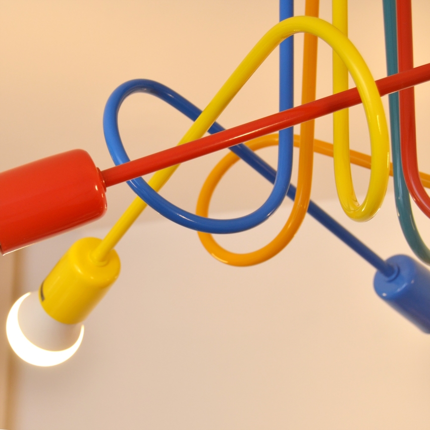 LED Deckenleuchte für Kinder OXFORD 5xE27/15W/230V