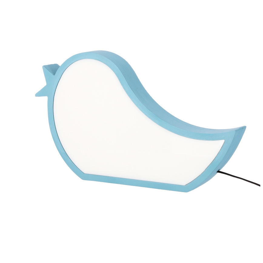 LED-Kinder-Schreibtischlampe BIRD, LED/12W/230V, blau
