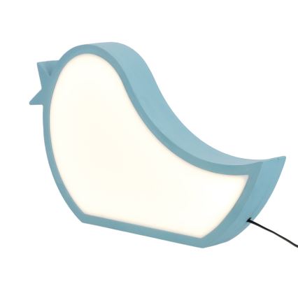 LED-Kinder-Schreibtischlampe BIRD, LED/12W/230V, blau