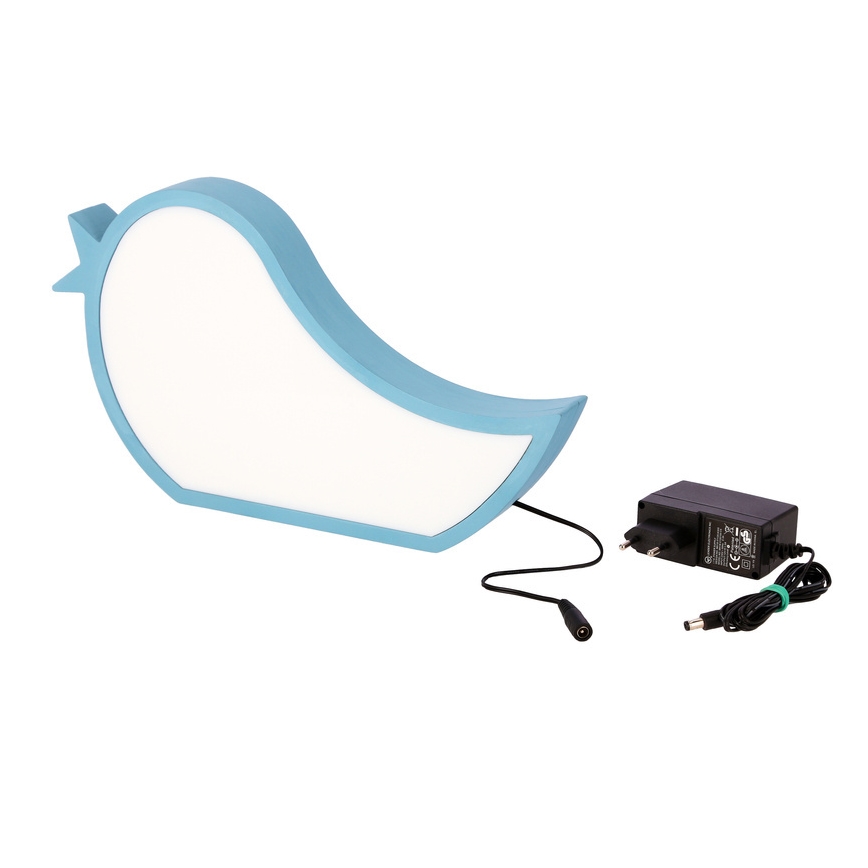 LED-Kinder-Schreibtischlampe BIRD, LED/12W/230V, blau