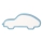 LED-Kinder-Schreibtischlampe CAR LED/11W/230V blau