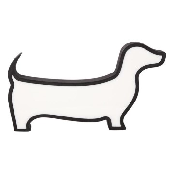 LED Kinder-Schreibtischlampe DOG LED/12W/230V schwarz