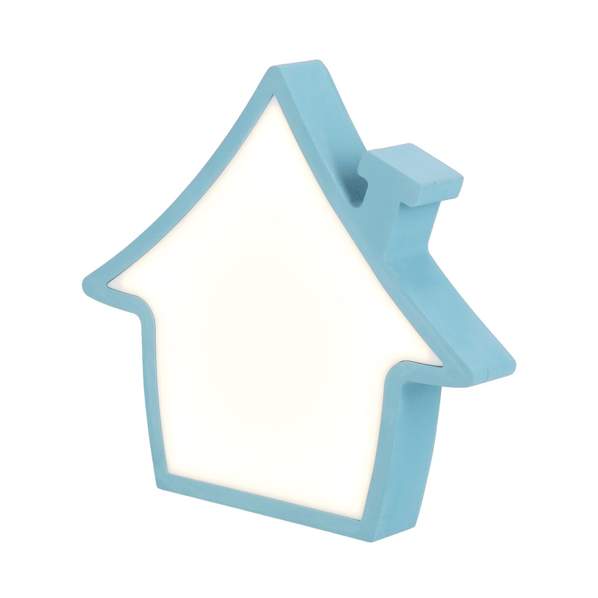 LED Kinder-Schreibtischlampe HOUSE LED/10W/230V blau